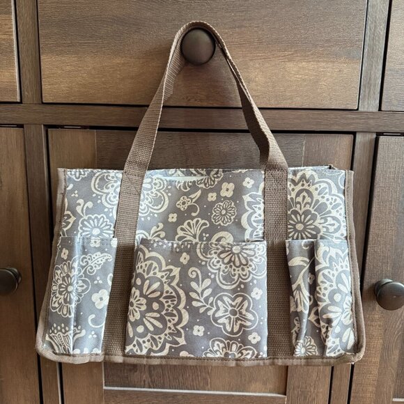 Thirty-One Small Organizing Utility Tote w/ Mesh Pockets - Picture 2 of 6